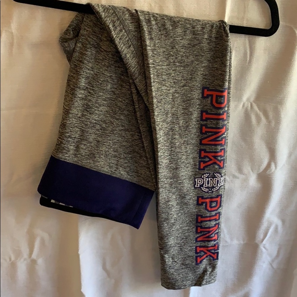 PINK workout leggings, size L